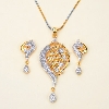 Conch Shaped Diamond Jewellery Set