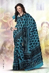 A Beautiful Party Wear Row Art Silk Printed Saree 
